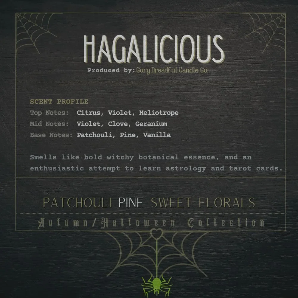 Hagalicious Wax Melt Chunkies: Patchouli Pine Sweet Florals Scent